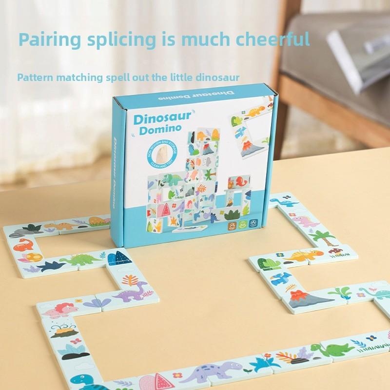 Wooden Dinosaur Kids Stacking Domino Blocks For Learning Coordination Toy
Wooden Dinosaur Kids Stacking Domino Blocks For Learning Coordination Toy