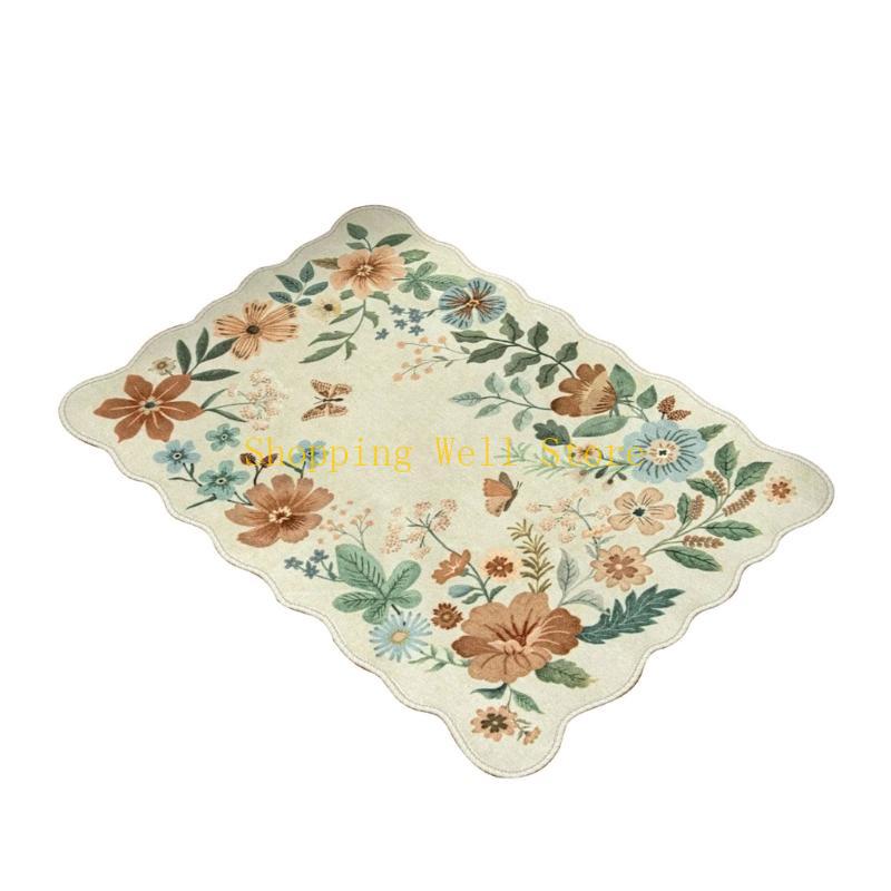 KX4B Florals Kitchen Rugs 60x90cm, Soft Thin Door Floor Mats with NonSlip Backing 90
KX4B Florals Kitchen Rugs 60x90cm, Soft Thin Door Floor Mats with NonSlip Backing 90