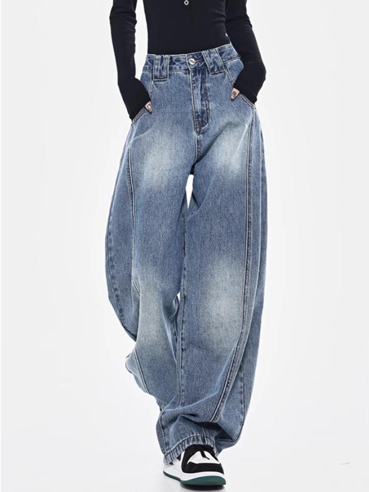 90-е годы Синие джинсы High Street Loose Женские американские винтажные широкие брюки с эффектом потертости Брюки Базовые простые повседневные модные мешковатые брюки S светло-синий
90-е годы Синие джинсы High Street Loose Женские американские винтажные широкие брюки с эффектом потертости Брюки Базовые простые повседневные модные мешковатые брюки S светло-синий