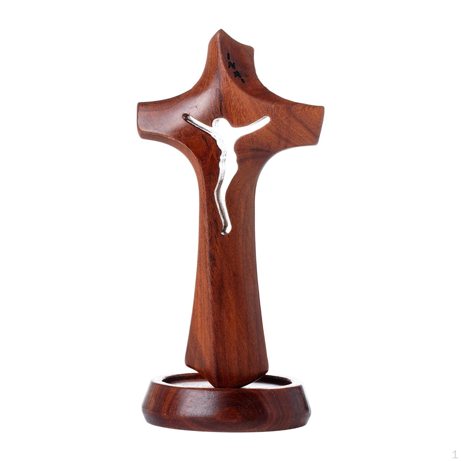 Cross Figure Christian Decoration Wooden Statue Table with Fine Details for Living 5cmx11cmx5cm
Cross Figure Christian Decoration Wooden Statue Table with Fine Details for Living 5cmx11cmx5cm