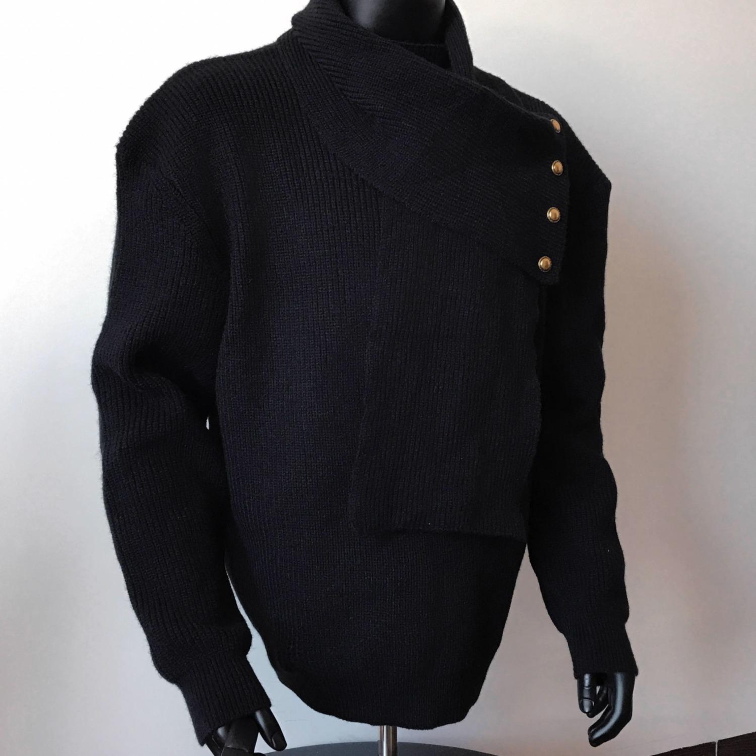 Men s Winter High Neck White Scarf Sweater - Chinese Retro Style Knitwear, Cleanfit Outerwear Large чорний
Men s Winter High Neck White Scarf Sweater - Chinese Retro Style Knitwear, Cleanfit Outerwear Large чорний