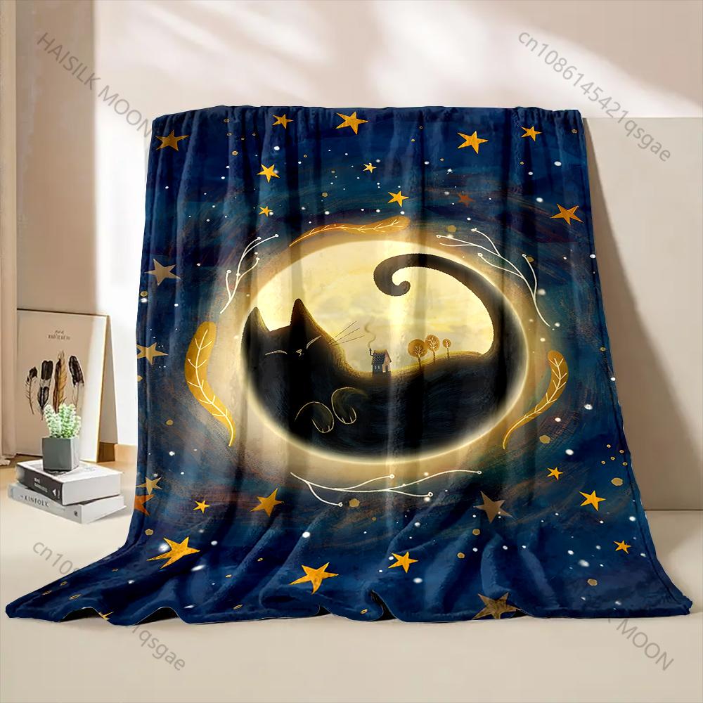 1PC Cat moon background, stars Print Adult Children Warm Blankets Home Travel Car Soft and Comfortable Suitable for all seasons 75x90cm
1PC Cat moon background, stars Print Adult Children Warm Blankets Home Travel Car Soft and Comfortable Suitable for all seasons 75x90cm