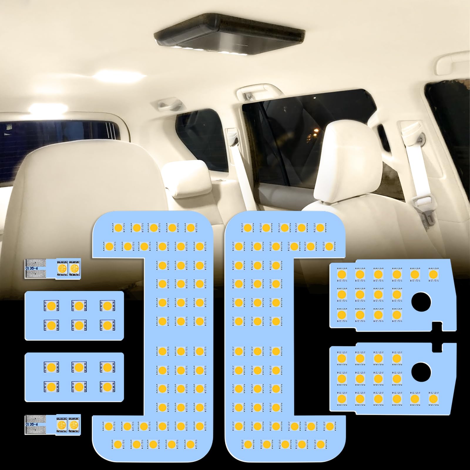 Светодиодная лампа салона SINMAIT Prado 150 Series, комплект Toyota Prado 150 TZ-G/TX-L, эксклюзив GDJ/TRJ15, внутреннее освещение, 4500K, набор из 8 шт.
Светодиодная лампа салона SINMAIT Prado 150 Series, комплект Toyota Prado 150 TZ-G/TX-L, эксклюзив GDJ/TRJ15, внутреннее освещение, 4500K, набор из 8 шт.