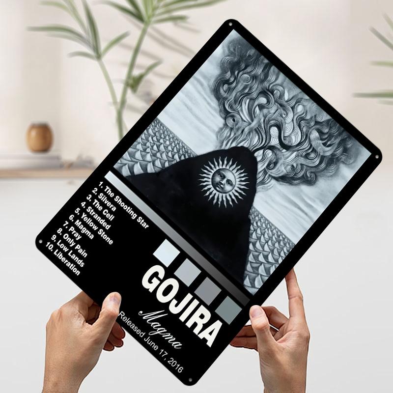 Gojira Magma Album Cover Art Printed Poster Customized Wall Art Retro Vintage Metal Tin Signs for Coffee Bar Accessories Decor 20x30cm(7.8x11.8inch)
Gojira Magma Album Cover Art Printed Poster Customized Wall Art Retro Vintage Metal Tin Signs for Coffee Bar Accessories Decor 20x30cm(7.8x11.8inch)