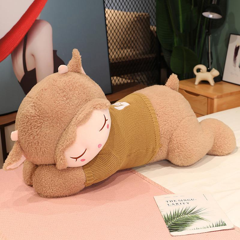 Большой свитер, плюшевая игрушка, милая лежащая игрушка, большая декоративная подушка в виде овцы, длинная декоративная подушка для девочки в подарок 80cm
Большой свитер, плюшевая игрушка, милая лежащая игрушка, большая декоративная подушка в виде овцы, длинная декоративная подушка для девочки в подарок 80cm