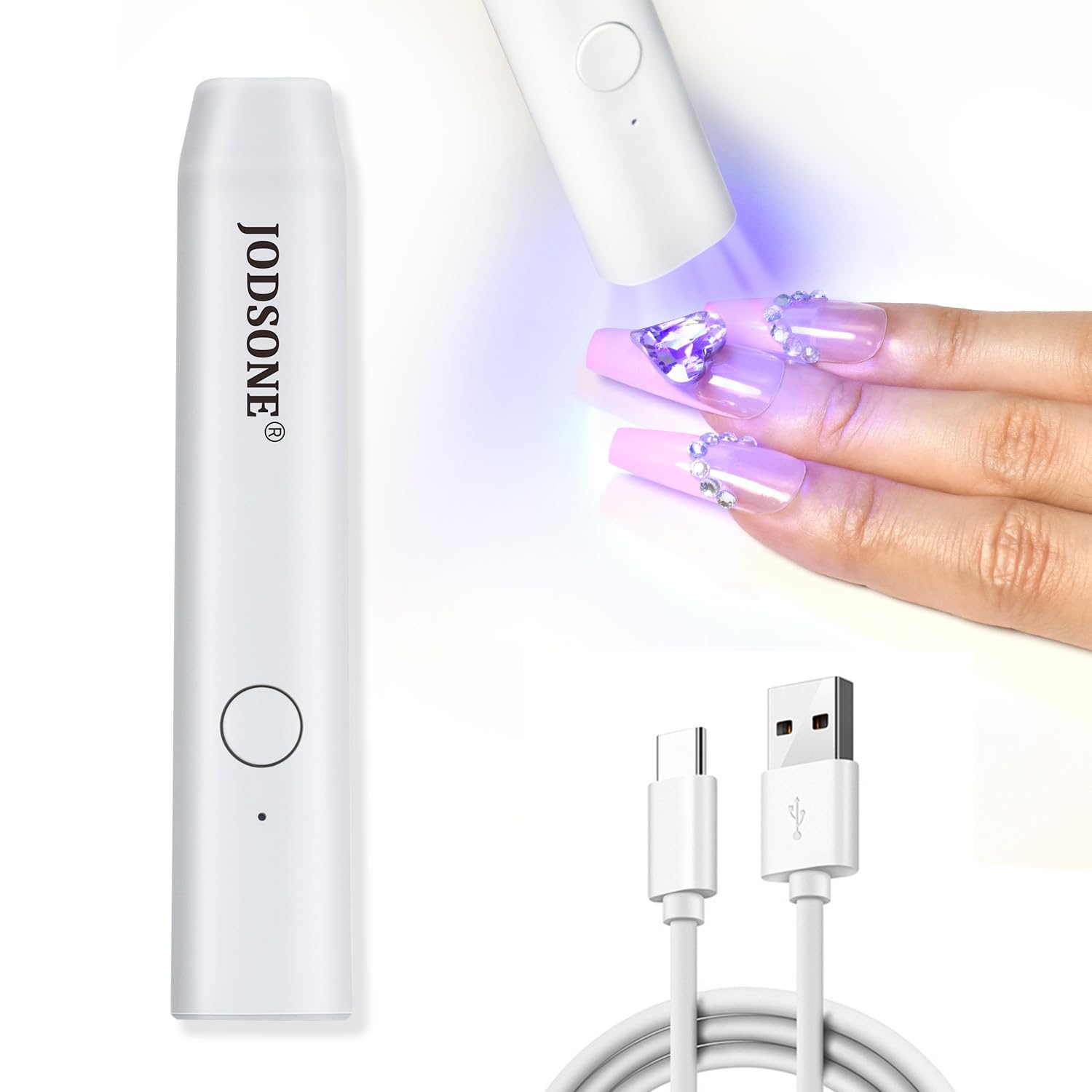 JODSONE портативная УФ-лампа для гелевых ногтей портативная мини-сушилка для ногтей беспроводная перезаряжаемая USB-сушилка для ногтей быстрая полимеризация для домашнего маникюра своими руками белый цвет
JODSONE портативная УФ-лампа для гелевых ногтей портативная мини-сушилка для ногтей беспроводная перезаряжаемая USB-сушилка для ногтей быстрая полимеризация для домашнего маникюра своими руками белый цвет