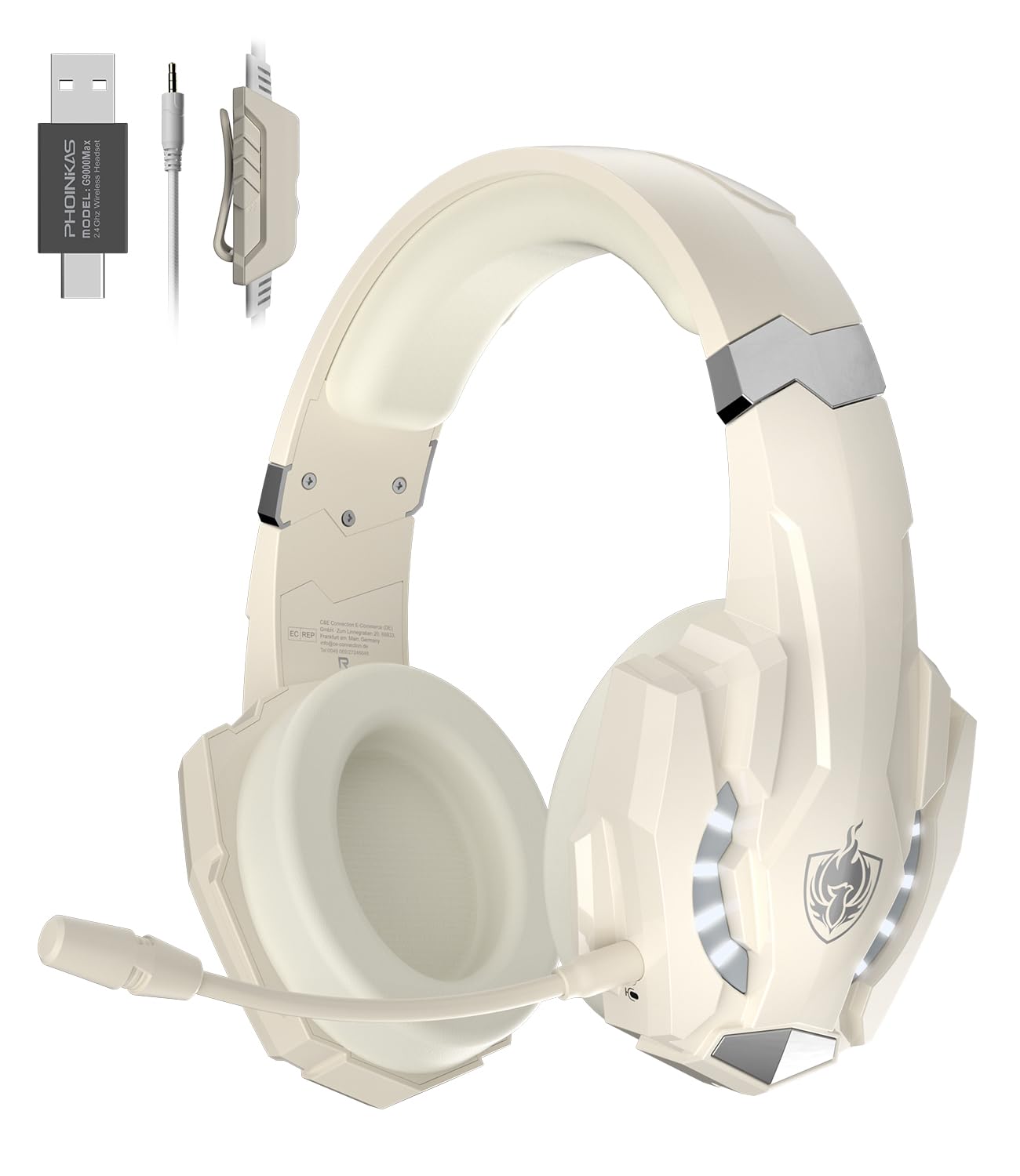 Gaming Headset Wireless Wired Dual Use FPS Headset with Microphone Low Latency Noise Suppression Heavy Bass Sealed Heavy Bass Controller Mute
Gaming Headset Wireless Wired Dual Use FPS Headset with Microphone Low Latency Noise Suppression Heavy Bass Sealed Heavy Bass Controller Mute
