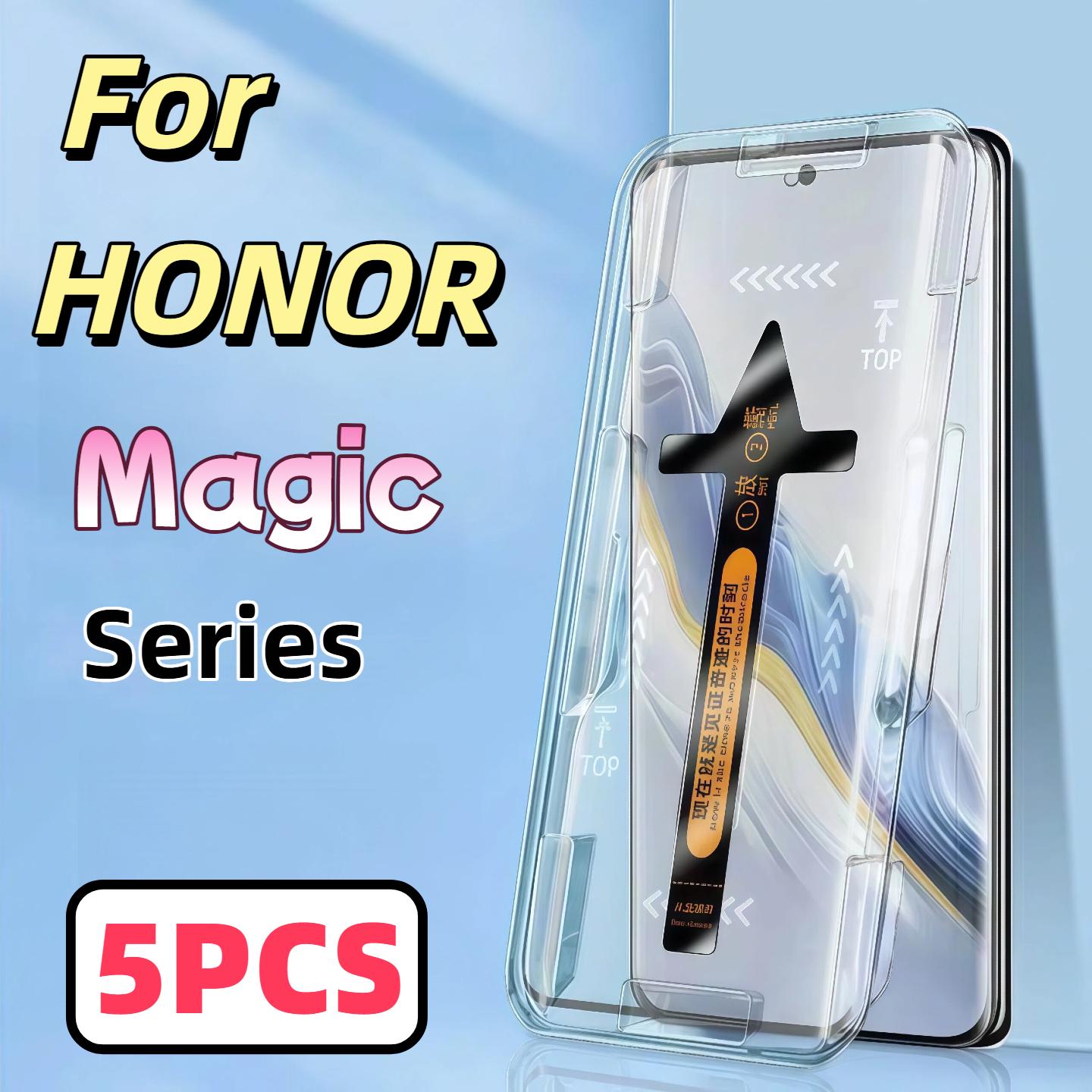 5Pcs Tempered Glass Screen Protector For HONOR Magic 6 5 4 3 Pro HD Clear Anti Scratch Bubble Free Honor Magic6 Pro
5Pcs Tempered Glass Screen Protector For HONOR Magic 6 5 4 3 Pro HD Clear Anti Scratch Bubble Free Honor Magic6 Pro