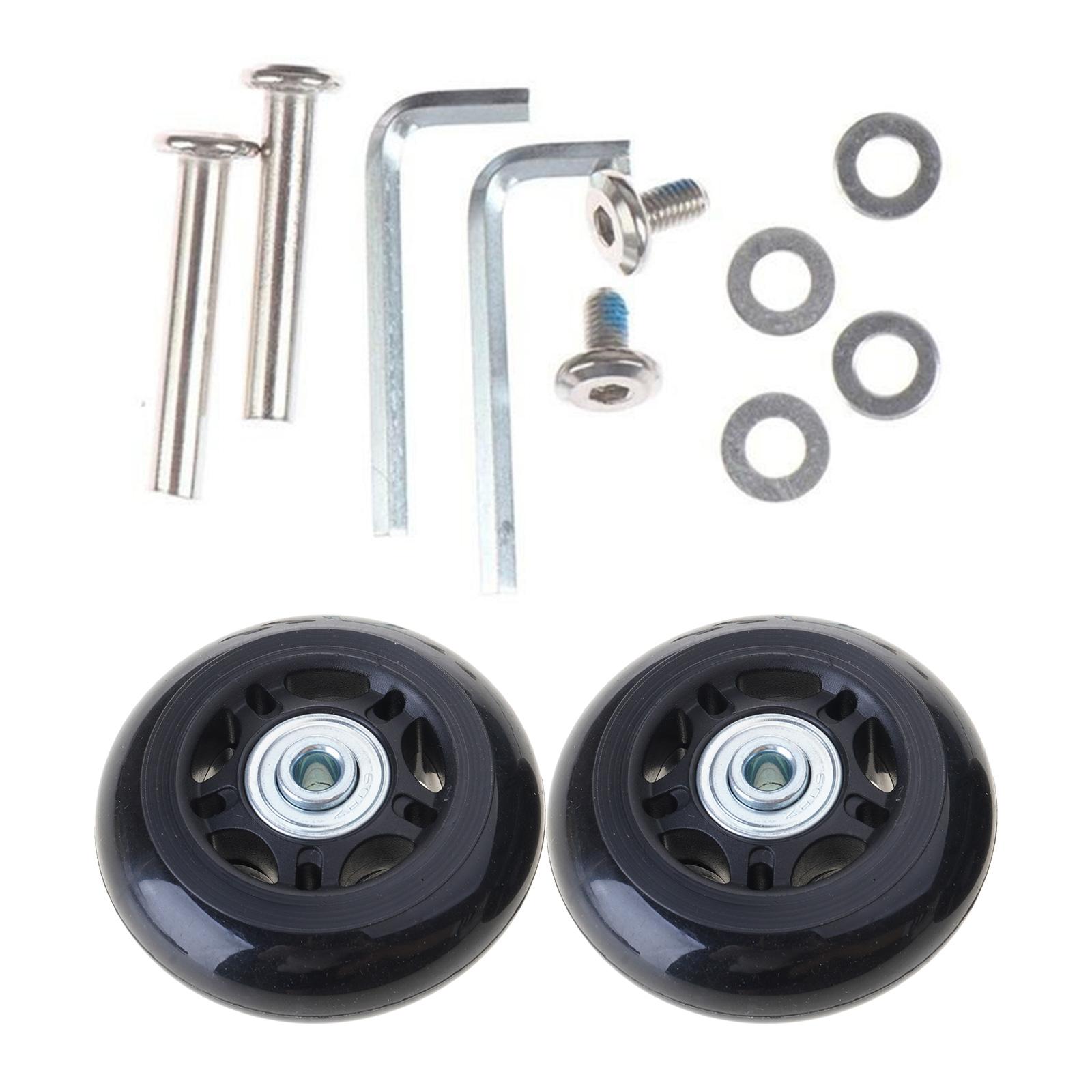 Сменные колеса для багажа Бесшумная конструкция Легкая установка Колесо для ремонта чемодана Простое в использовании для частых путешественников 6
Сменные колеса для багажа Бесшумная конструкция Легкая установка Колесо для ремонта чемодана Простое в использовании для частых путешественников 6