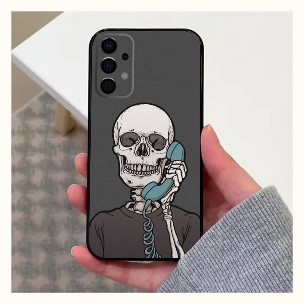 Funny Skeleton Skull Phone Case For Samsung Galaxy A20,A21s,A22,A31,A32,A52,A53,A72,73,A80,A91 Soft Black Cover Samsung a325g
Funny Skeleton Skull Phone Case For Samsung Galaxy A20,A21s,A22,A31,A32,A52,A53,A72,73,A80,A91 Soft Black Cover Samsung a325g