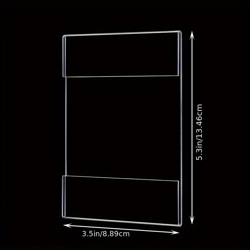 1Pc Acrylic Photo Frame No-punch Wall-Mounted Transparent Price Tag With Table Sign A4/A5/A6 Display Frame For Home Decoration
1Pc Acrylic Photo Frame No-punch Wall-Mounted Transparent Price Tag With Table Sign A4/A5/A6 Display Frame For Home Decoration