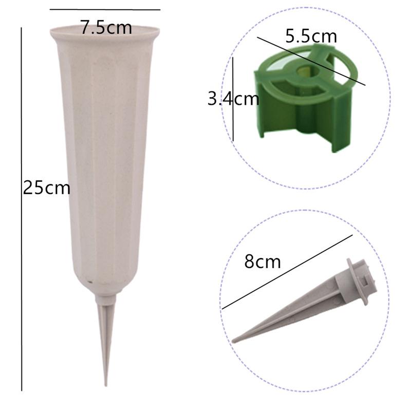 Garden/Cemetery Flower Vases Outdoor Flower Vases Flower Vases for Honoring Martyrs/Loved Ones Made of Artificial Plastic світло-коричневого кольору/зелений
Garden/Cemetery Flower Vases Outdoor Flower Vases Flower Vases for Honoring Martyrs/Loved Ones Made of Artificial Plastic світло-коричневого кольору/зелений