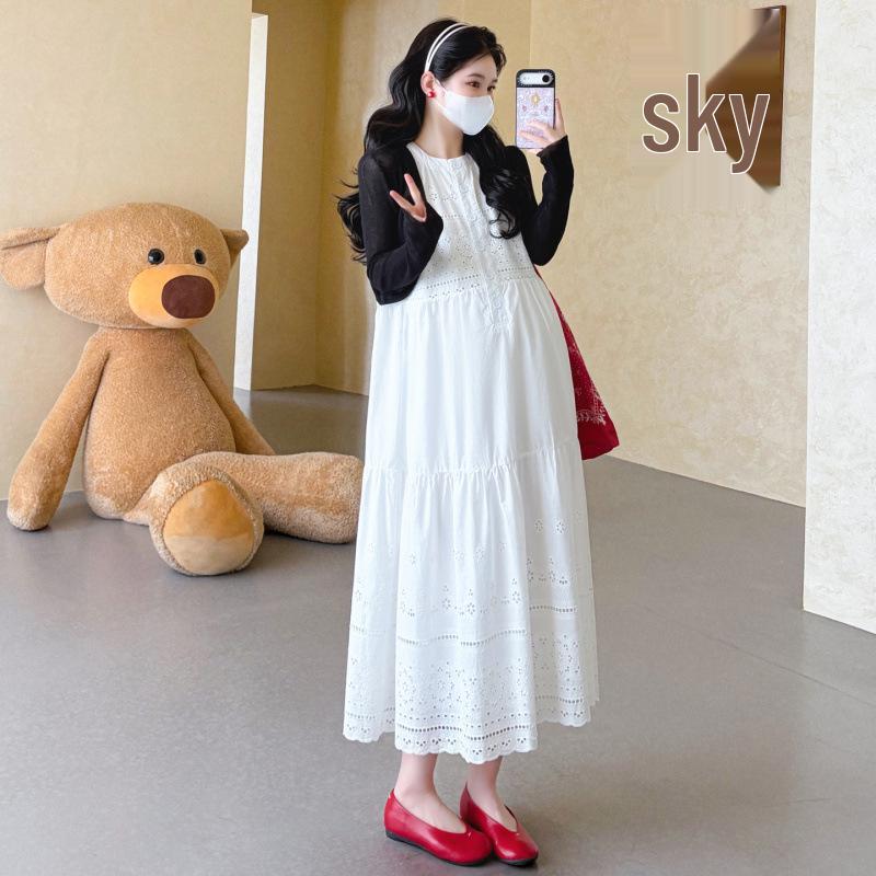 Korean Style Fresh 2026 Summer Maternity Dress & Cardigan Set with Delicate Embroidery for a Slimming, Youthful Look 2XL
Korean Style Fresh 2026 Summer Maternity Dress & Cardigan Set with Delicate Embroidery for a Slimming, Youthful Look 2XL