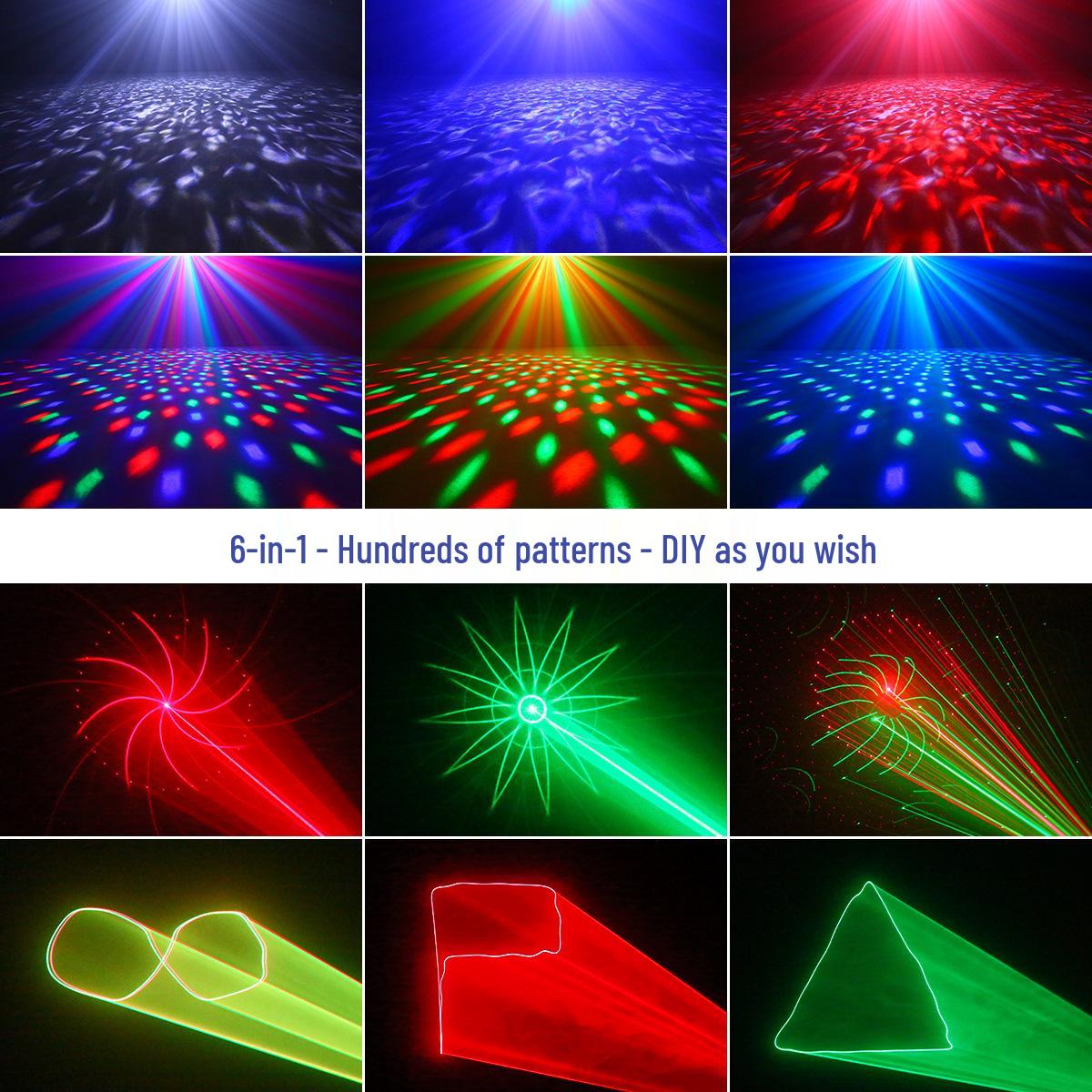 Seven-Color Disco Ball Laser Light with Water Ripple Effect US Plug
Seven-Color Disco Ball Laser Light with Water Ripple Effect US Plug