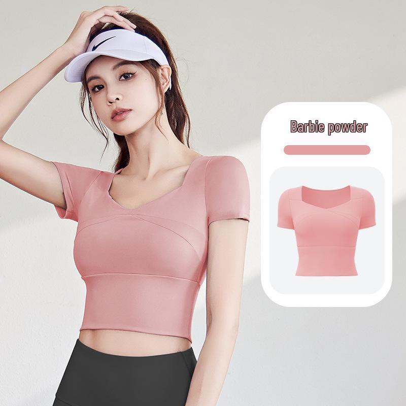 Женский летний топ с коротким рукавом для йоги и пилатеса со встроенным нагрудником. M
Женский летний топ с коротким рукавом для йоги и пилатеса со встроенным нагрудником. M