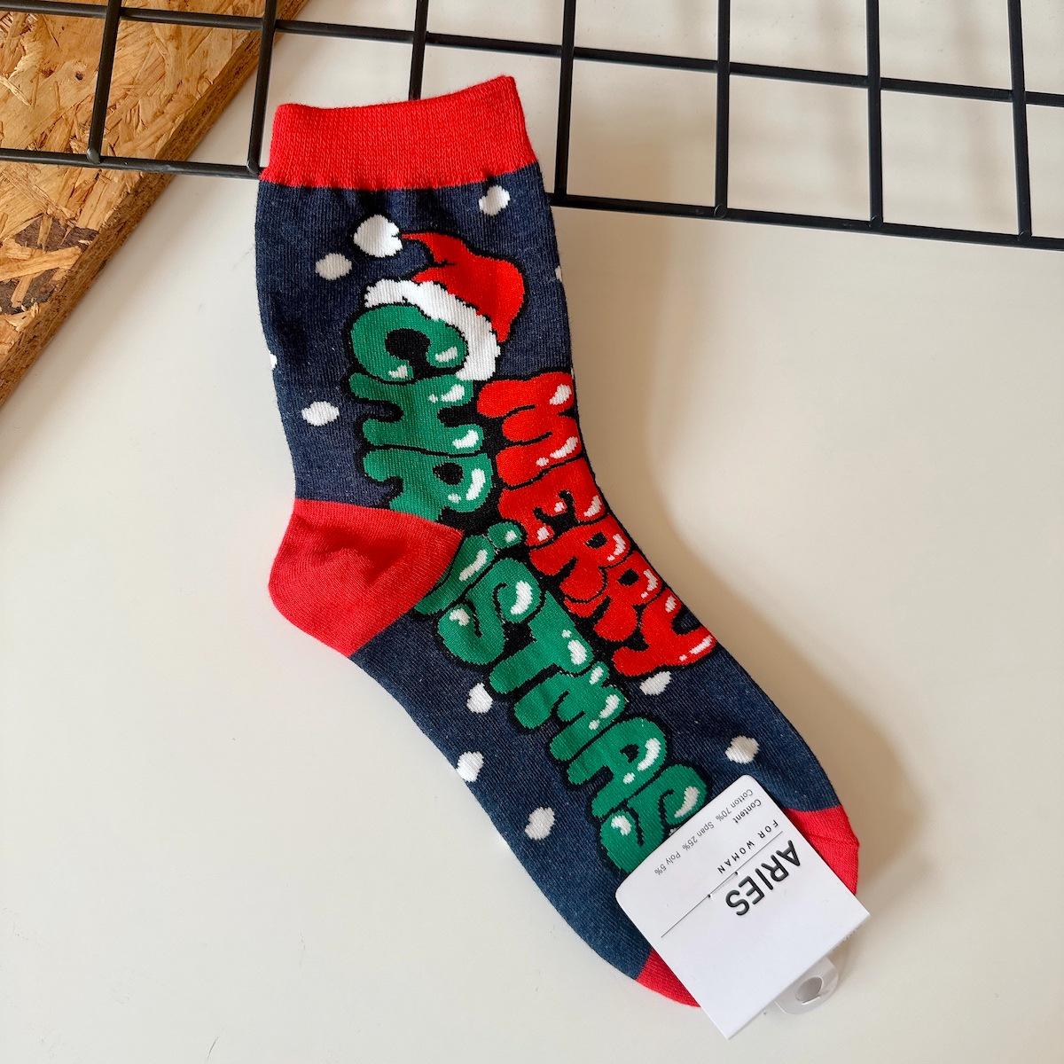 Женские корейские рождественские носки в горошек - Коллекция Осень/Зима 2023, Праздничные и Красочные One Size синий
Женские корейские рождественские носки в горошек - Коллекция Осень/Зима 2023, Праздничные и Красочные One Size синий