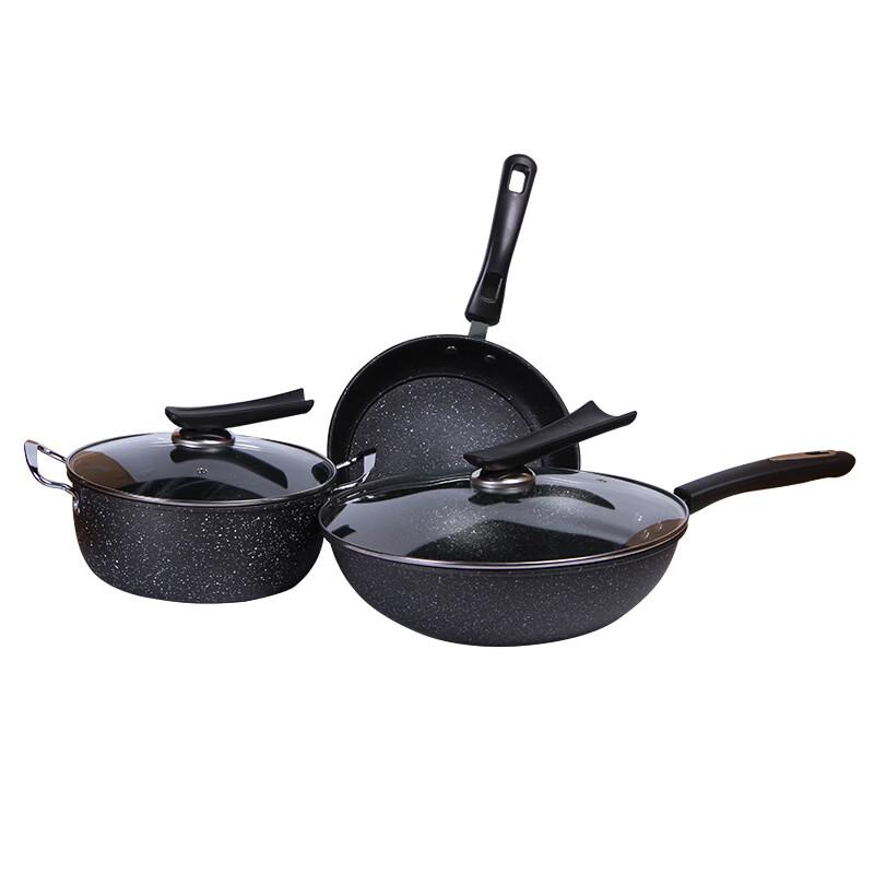Zhishi Non-Stick Maifan Stone 3-Piece Cookware Set
Zhishi Non-Stick Maifan Stone 3-Piece Cookware Set