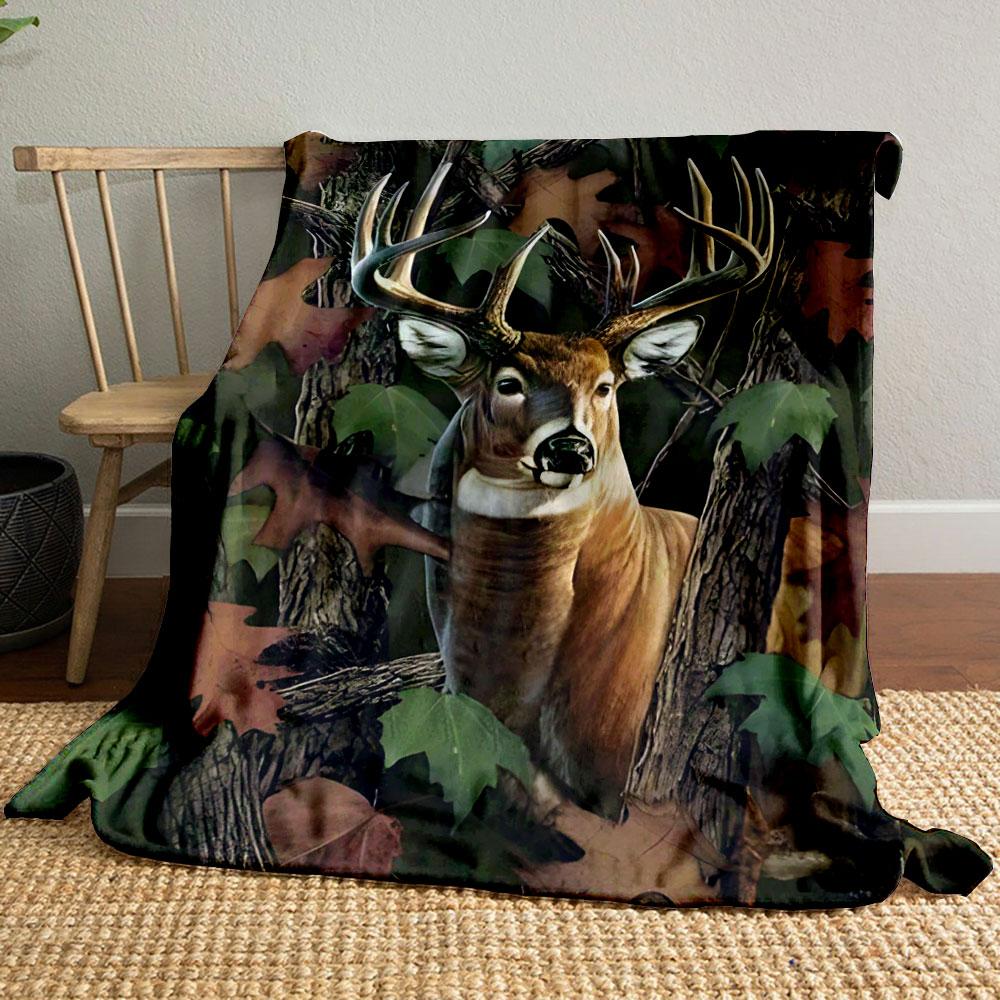 Deer Camo Blanket bedroom Blanket for Livingroom Couch lunch break Soft throw for Friend s festival Gift 80cm x 120cm
Deer Camo Blanket bedroom Blanket for Livingroom Couch lunch break Soft throw for Friend s festival Gift 80cm x 120cm