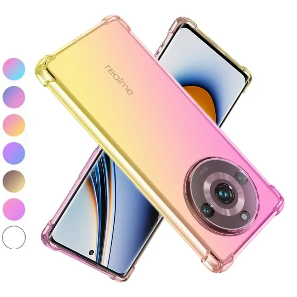 Ударопрочный градиентный чехол Airbag TPU для Realme 12 11 Pro Plus 5G Pro+ защитный роскошный цветной чехол со стразами
Ударопрочный градиентный чехол Airbag TPU для Realme 12 11 Pro Plus 5G Pro+ защитный роскошный цветной чехол со стразами