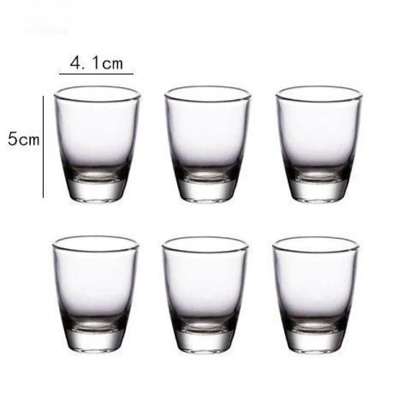6pcs Sets Exquisite Small Wine Glass Transparent Whiskey Glass 20ml/26ml/35ml Baijiu Cup Party Foreign Wine Glass Vodka Glass 6pcs
6pcs Sets Exquisite Small Wine Glass Transparent Whiskey Glass 20ml/26ml/35ml Baijiu Cup Party Foreign Wine Glass Vodka Glass 6pcs