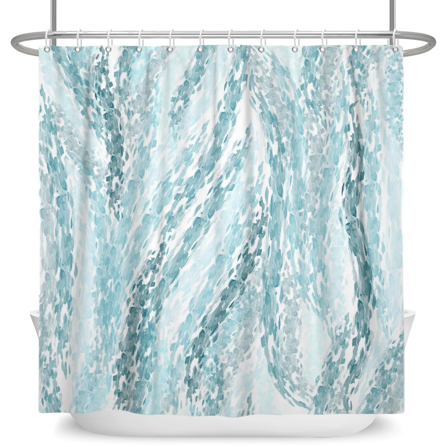 Blue Theme Shower Curtain Flower Plant And Animal Bathroom Shower Curtain Bathroom Accessories Modern Home Decoration With Hooks W60H190(CM)-1 Pcs
Blue Theme Shower Curtain Flower Plant And Animal Bathroom Shower Curtain Bathroom Accessories Modern Home Decoration With Hooks W60H190(CM)-1 Pcs