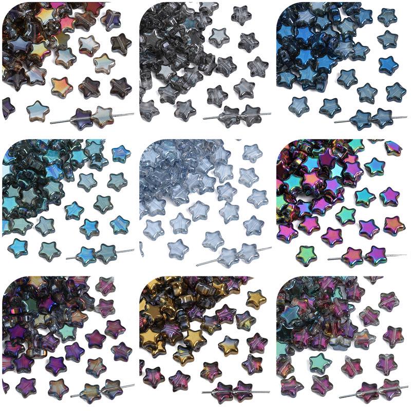 8mm Starfish Color Glass Beads for DIY Jewelry Bracelet Necklace Pendant Accessories 8mm, Hole ~1mm, 10 pcs/pack
8mm Starfish Color Glass Beads for DIY Jewelry Bracelet Necklace Pendant Accessories 8mm, Hole ~1mm, 10 pcs/pack