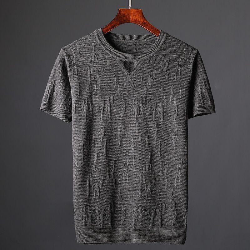 Autumn Short-sleeved Sweater for Men Plus Size Pullover Knitting T-shirt Korean Half Sleeve Winter Inner Layering Shirt 7XL чорний
Autumn Short-sleeved Sweater for Men Plus Size Pullover Knitting T-shirt Korean Half Sleeve Winter Inner Layering Shirt 7XL чорний