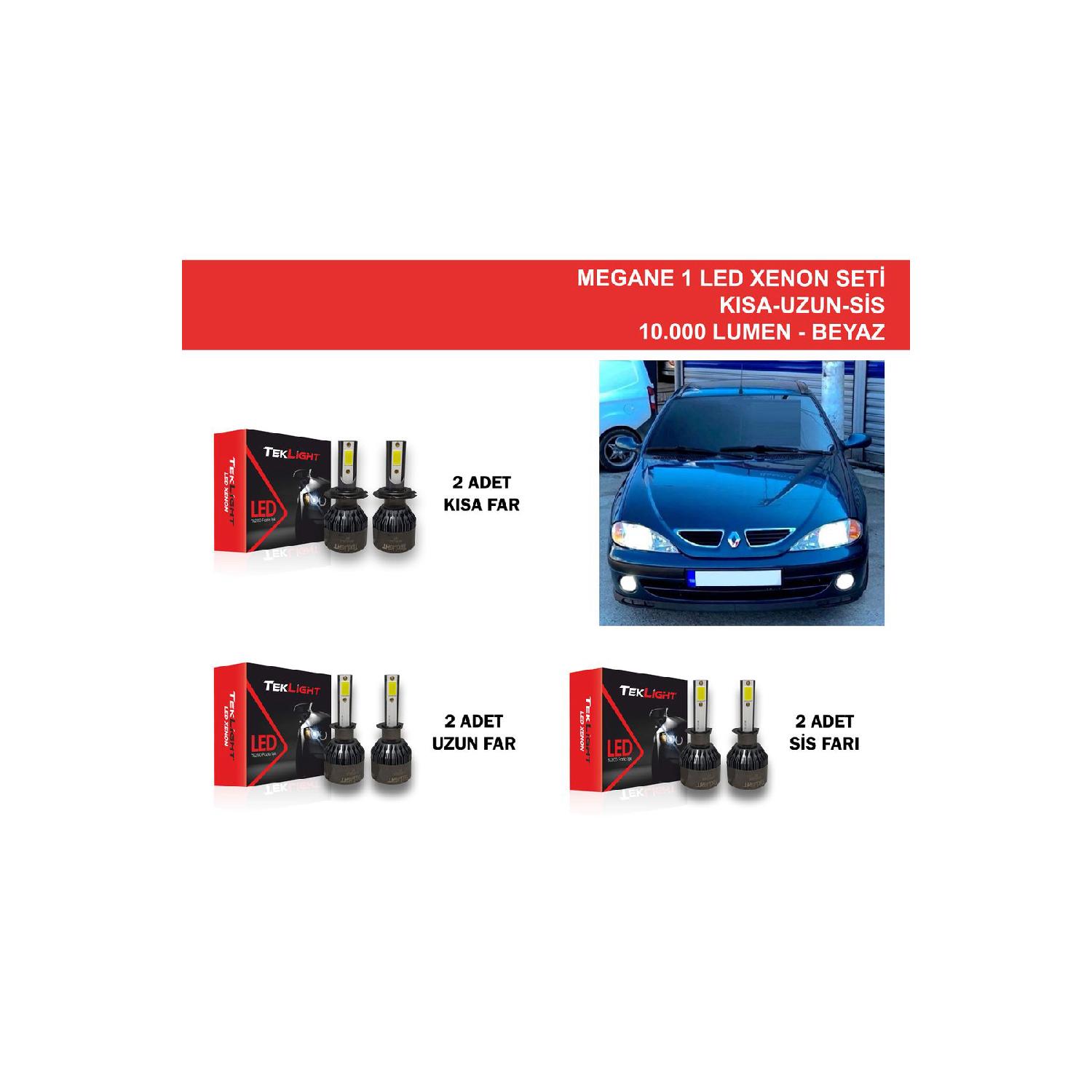 Megane 1 Led Xenon Комплект коротких довгих протитуманних фар Комплект ламп 10 000 люмен білий
Megane 1 Led Xenon Комплект коротких довгих протитуманних фар Комплект ламп 10 000 люмен білий