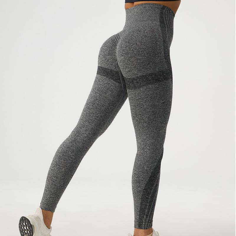 Бесшовные леггинсы для йоги с высокой талией для женщин - Персиковый силуэт EU L темно-серого
Бесшовные леггинсы для йоги с высокой талией для женщин - Персиковый силуэт EU L темно-серого