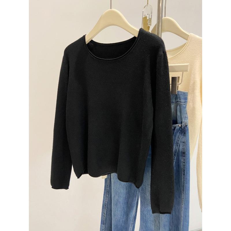 Retro oat sweater women s soft waxy inner knitted sweater autumn and winter simple pullover long sleeve basic bottoming top XL чёрный
Retro oat sweater women s soft waxy inner knitted sweater autumn and winter simple pullover long sleeve basic bottoming top XL чёрный