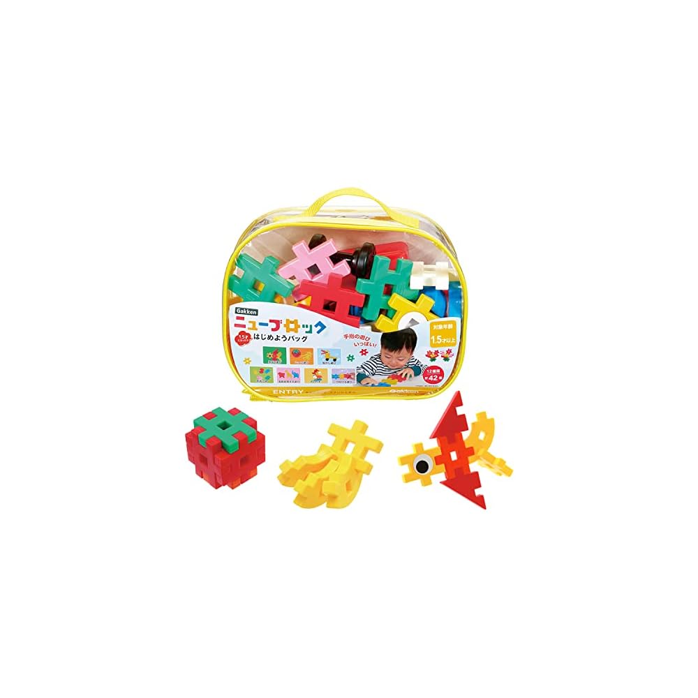 Gakken New Block Starter Bag 12 Types 42 Pieces for Ages 1.5 and Up Building Blocks
Gakken New Block Starter Bag 12 Types 42 Pieces for Ages 1.5 and Up Building Blocks