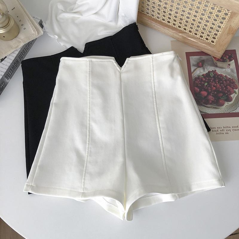 High-Waisted White A-Line Shorts for Women - Slimming Tummy Control, Summer 2024 Small Size, Internet Celebrity Style S
High-Waisted White A-Line Shorts for Women - Slimming Tummy Control, Summer 2024 Small Size, Internet Celebrity Style S
