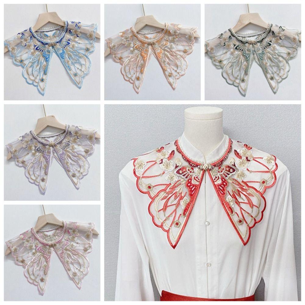 Pearl Decoration Hanfu Shawl Embroidery Kids Shirt False Collar False Floral Yunjian Children синій
Pearl Decoration Hanfu Shawl Embroidery Kids Shirt False Collar False Floral Yunjian Children синій