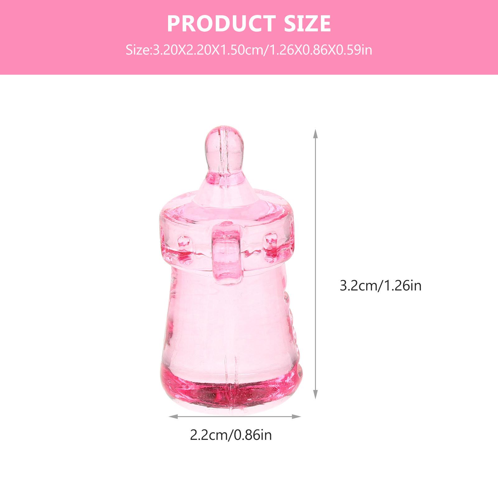 30Pcs Bottle Ornaments Acrylic Miniature Baby Shower Decorations Party Bag Fillers DIY Accessories Party Bag Fillers рожевий
30Pcs Bottle Ornaments Acrylic Miniature Baby Shower Decorations Party Bag Fillers DIY Accessories Party Bag Fillers рожевий