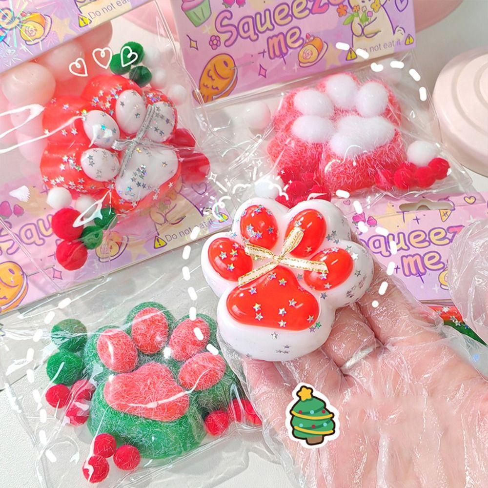 Розминання Різдво Cat Paw Squeeze Toys Силіконова Cat Paw Pinch Toy Мультфільм Cat Claw Toy Діти Style E
Розминання Різдво Cat Paw Squeeze Toys Силіконова Cat Paw Pinch Toy Мультфільм Cat Claw Toy Діти Style E