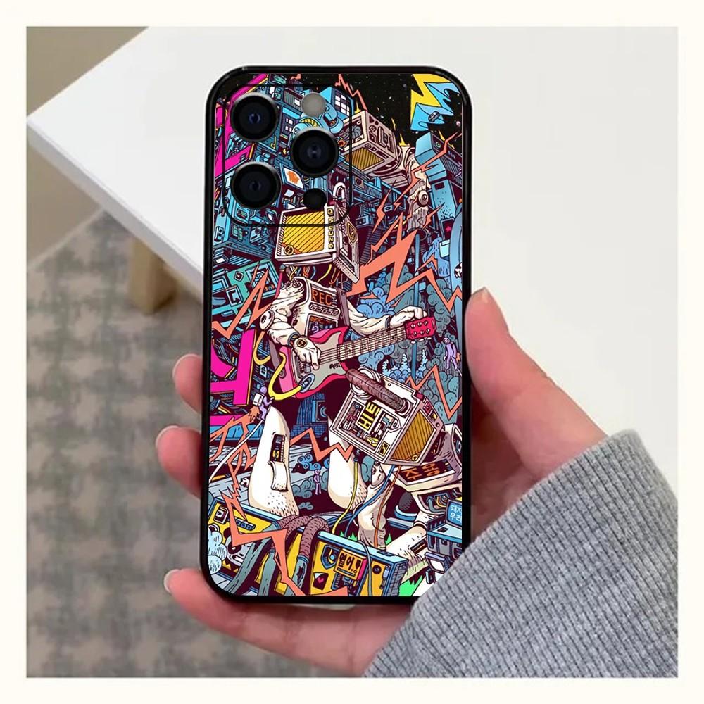 Cool Colorful Graffiti Phone Case For Apple iPhone 15,14,13,12,11,Pro,X,XS,Max,XR,Plus,Mini Soft black shell iPhone12mini
Cool Colorful Graffiti Phone Case For Apple iPhone 15,14,13,12,11,Pro,X,XS,Max,XR,Plus,Mini Soft black shell iPhone12mini