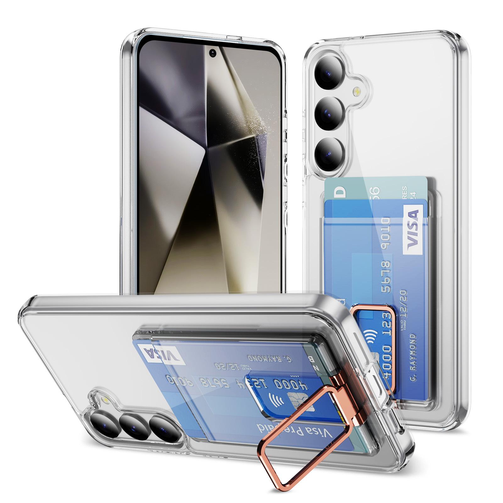 For S25ultra for Samsung Mobile Phone Case, Card Holder, Two-in-one Airbag Anti-fall Cover, Transparent Case S10 plus
For S25ultra for Samsung Mobile Phone Case, Card Holder, Two-in-one Airbag Anti-fall Cover, Transparent Case S10 plus