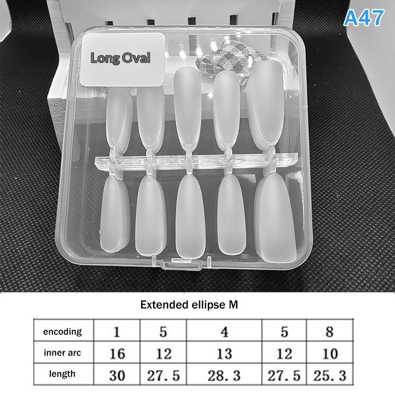 100Pcs/Box Frosted Version False Nails Press On Nails Mixed Size Short Style Ultra Thin Traceless Nail Tips A47
100Pcs/Box Frosted Version False Nails Press On Nails Mixed Size Short Style Ultra Thin Traceless Nail Tips A47