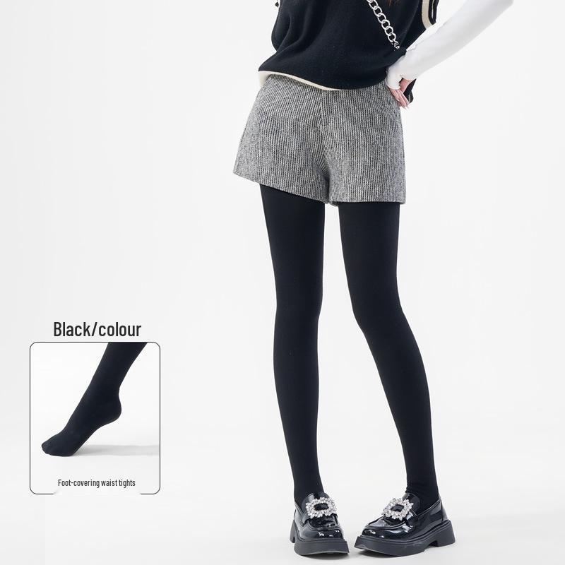 Miu Style Women s Grey Fleece-Lined Leggings - Fine Vertical Stripes, Thick, Warm, for Autumn/Winter, Wear Outdoors One Size for 15 to 25°C
Miu Style Women s Grey Fleece-Lined Leggings - Fine Vertical Stripes, Thick, Warm, for Autumn/Winter, Wear Outdoors One Size for 15 to 25°C
