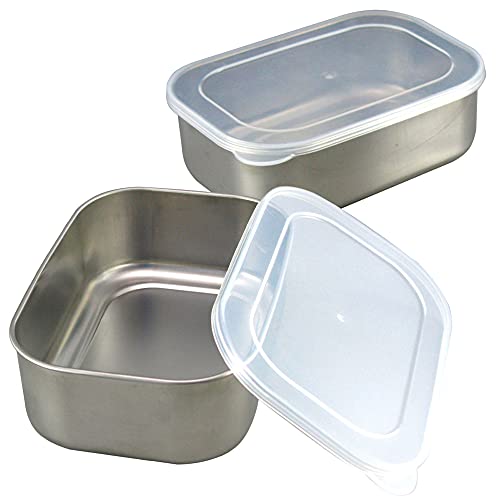 Shimomura Kihan 38871 Tsubame Sanjo Bat Storage Container with Lid, Deep Type, Set of 2, Stainless Steel, Square, 22.0 fl oz (650 ml), Made in Japan
Shimomura Kihan 38871 Tsubame Sanjo Bat Storage Container with Lid, Deep Type, Set of 2, Stainless Steel, Square, 22.0 fl oz (650 ml), Made in Japan