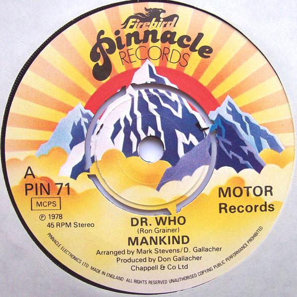 7inch Record MANKIND - Dr. Who PIN71 Pinnacle Record 1978 Japan Dance & Electronica Used
7inch Record MANKIND - Dr. Who PIN71 Pinnacle Record 1978 Japan Dance & Electronica Used