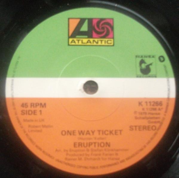7-дюймовая пластинка ERUPTION - One Way Ticket K11266 Atlantic, Hansa 1979 Великобритания Соул/Фанк Б/У
7-дюймовая пластинка ERUPTION - One Way Ticket K11266 Atlantic, Hansa 1979 Великобритания Соул/Фанк Б/У