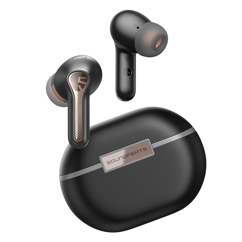 SOUNDPEATS Capsule3 Pro wireless earphones high resolution earphones Compatible with LDAC Bluetooth 5.3 earphones Up to 52 hours playback ANC active
SOUNDPEATS Capsule3 Pro wireless earphones high resolution earphones Compatible with LDAC Bluetooth 5.3 earphones Up to 52 hours playback ANC active