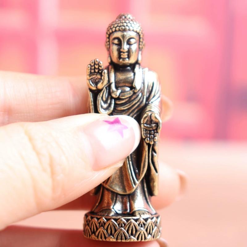 Lotus Figurines Enshrines Statue Home Decor Ornaments Copper Sakyamuni Sculpture Fengshui Crafts 1pc
Lotus Figurines Enshrines Statue Home Decor Ornaments Copper Sakyamuni Sculpture Fengshui Crafts 1pc