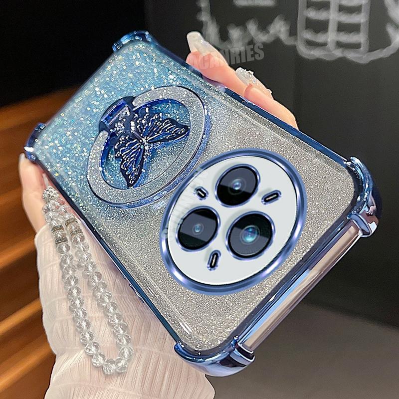 Realme14pro Clear Lanyard Butterfly Holder Case For Oppo Realme 14 Pro Plus 14pro Plating Shockproof Silicone Stand Cover realme 14 Pro
Realme14pro Clear Lanyard Butterfly Holder Case For Oppo Realme 14 Pro Plus 14pro Plating Shockproof Silicone Stand Cover realme 14 Pro
