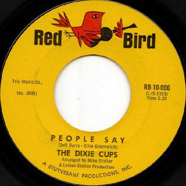7-дюймовая пластинка DIXIE CUPS People Say RB10006 Red Bird 1964 US SoulFunk Б/у
7-дюймовая пластинка DIXIE CUPS People Say RB10006 Red Bird 1964 US SoulFunk Б/у