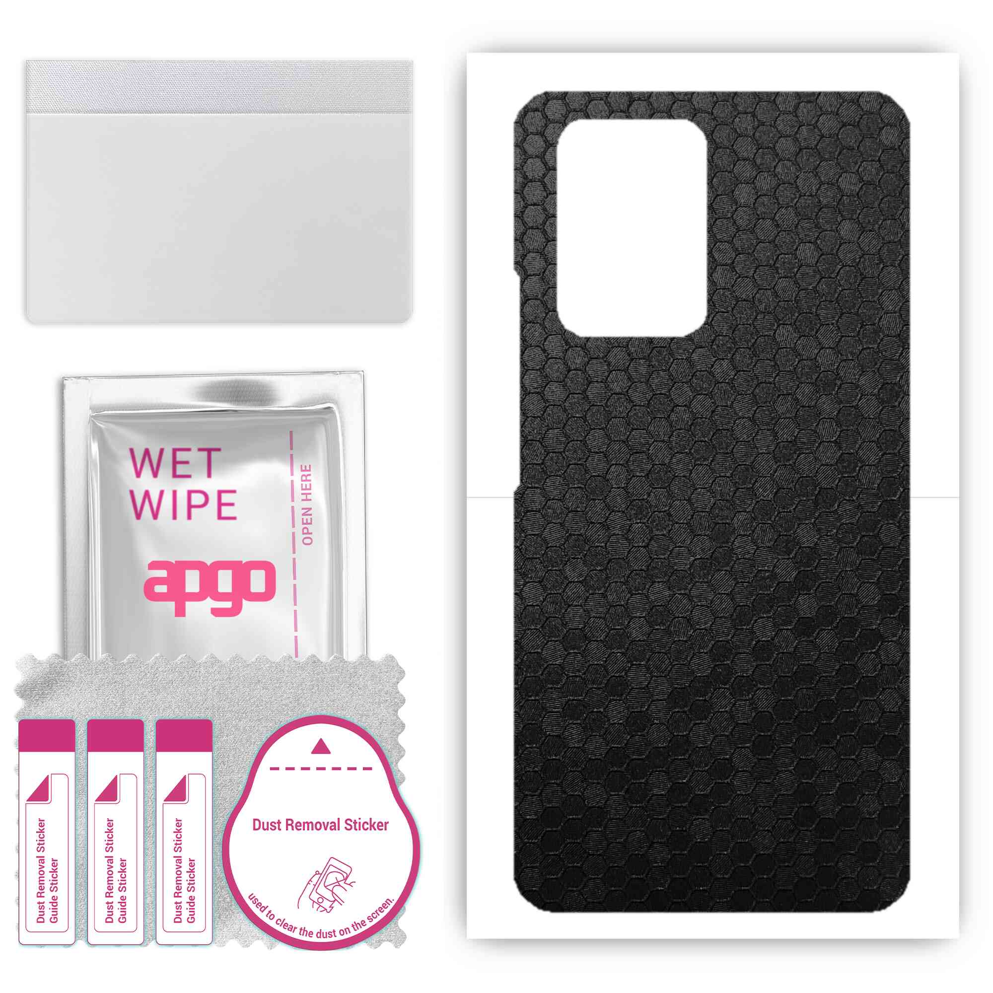 Apgo Protective Skin Sticker для задньої панелі, сумісної з Xiaomi 11T Pro, Wrap Film, Foil, Vinyl - Pattern Black Honeycomb
Apgo Protective Skin Sticker для задньої панелі, сумісної з Xiaomi 11T Pro, Wrap Film, Foil, Vinyl - Pattern Black Honeycomb