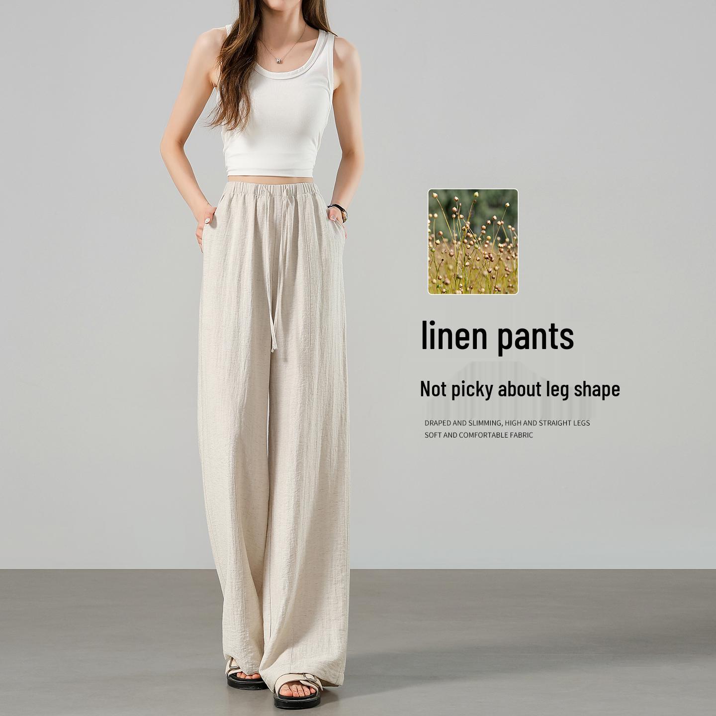 YAMAMOTO Women s Linen Pants - Summer 2026 High Waist, Drapey, Casual, Narrow Straight, Wide-Leg Style. Wood Color
YAMAMOTO Women s Linen Pants - Summer 2026 High Waist, Drapey, Casual, Narrow Straight, Wide-Leg Style. Wood Color