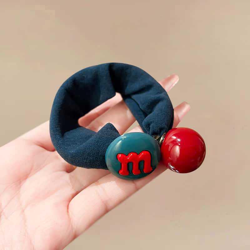 Korean-Style Candy Color Letter Ball Hair Ties for Women - New Arrival 2026, Perfect for Buns синій
Korean-Style Candy Color Letter Ball Hair Ties for Women - New Arrival 2026, Perfect for Buns синій