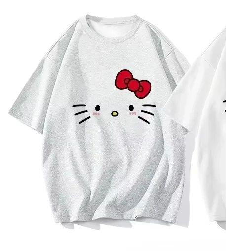 2025 Summer New Cute Hello Kitty Short Sleeve Tshirt Loose Breathable Couples Wear Cotton Comfortable M
2025 Summer New Cute Hello Kitty Short Sleeve Tshirt Loose Breathable Couples Wear Cotton Comfortable M